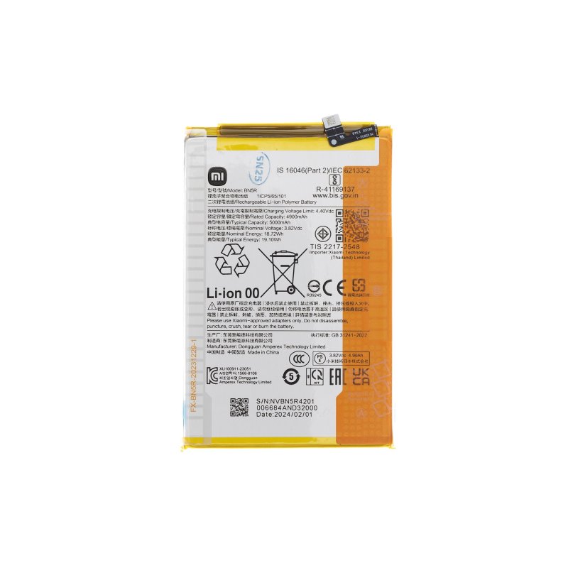 Originální baterie Xiaomi Redmi A3 / POCO C61 - BN5R - 5000mAh (Service Pack) - obrázek produktu