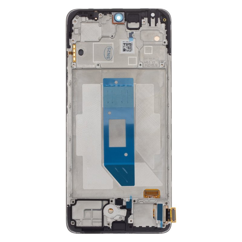 Originál LCD Display + Dotyková Deska + Přední Kryt pro Xiaomi Redmi Note 14 4G (Global Version) Black (Service Pack) - obrázek č. 1