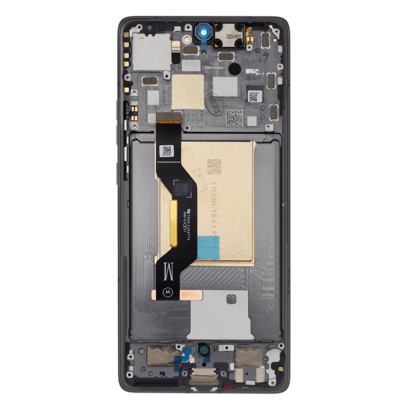 Originál Motorola Edge 50 5G LCD Display + Dotyková Deska + Přední Kryt Koala Grey (Service Pack) - obrázek č. 1
