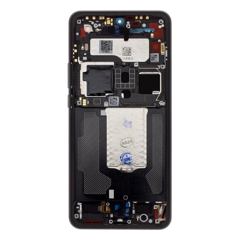 LCD Display + Dotyková Deska + Přední Kryt pro Xiaomi 15 Ultra 5G Black Originál (Černý rám) - obrázek č. 1