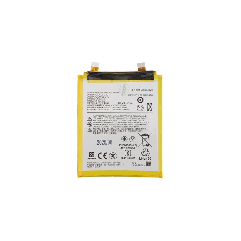 Baterie Motorola Edge 50 Neo - QV43 - 4310mAh (OEM) - obrázek produktu