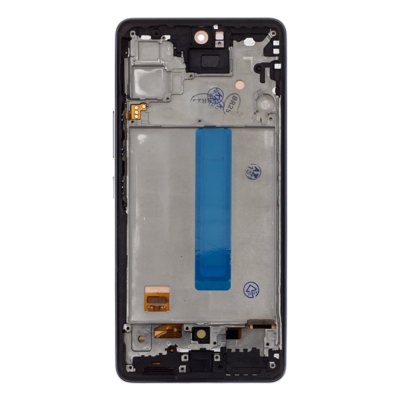 LCD display + Dotyk + Přední Kryt pro Samsung A536B Galaxy A53 5G Black OLED - obrázek č. 1