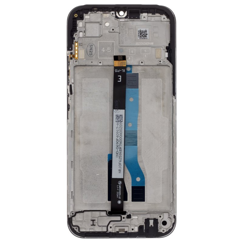 Originál LCD Display + Dotyková Deska + Přední Kryt pro Xiaomi Redmi 15C 5G Black (EU Version) (Service Pack) - obrázek č. 1