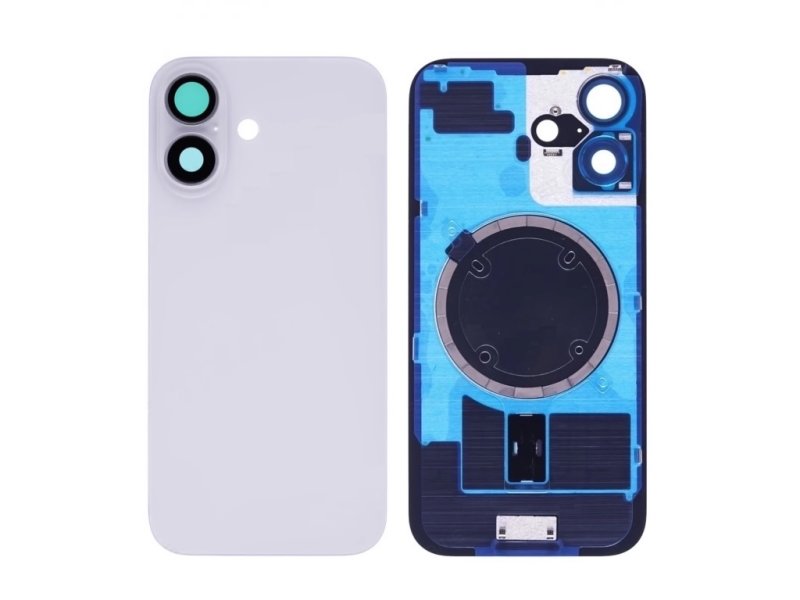 Zadní sklo pro Apple iPhone 17 Bílá (s logem) - obrázek produktu