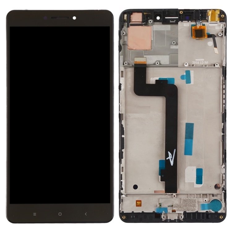 LCD Display + Dotyková Deska + Přední kryt pro Xiaomi Mi Max 2 Black - obrázek produktu