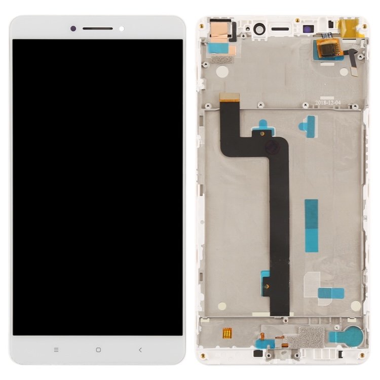 LCD Display + Dotyková Deska + Přední kryt pro Xiaomi Mi Max 2 White - obrázek produktu