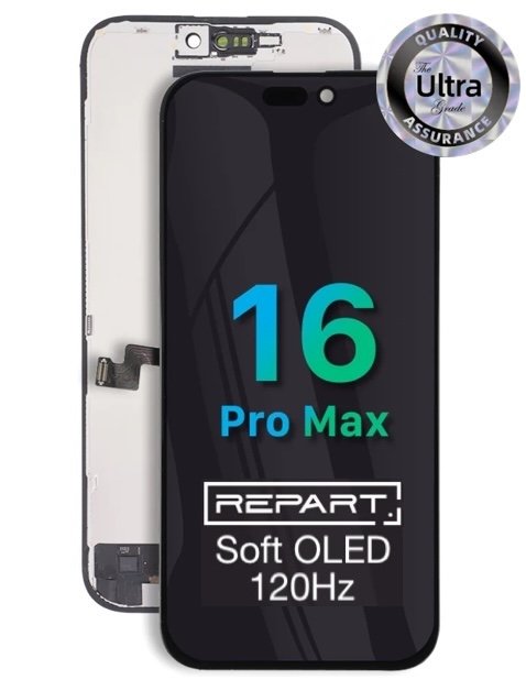LCD Displej pro Apple iPhone 16 Pro Max (Soft OLED Ultra, 120Hz) - obrázek produktu