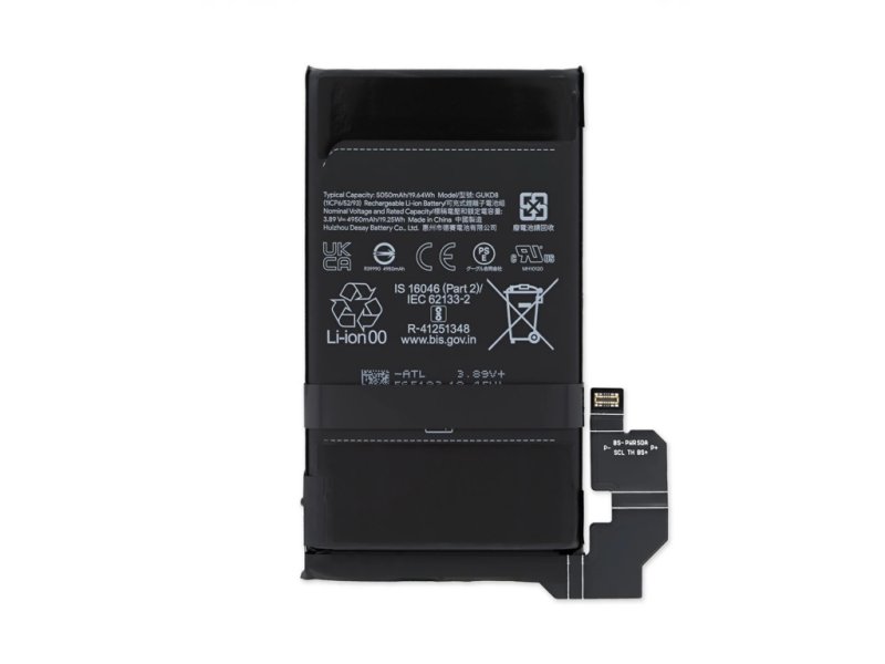 Baterie Google Pixel 8 Pro - GUKD8 - Li-Ion 5050mAh (OEM) - obrázek produktu