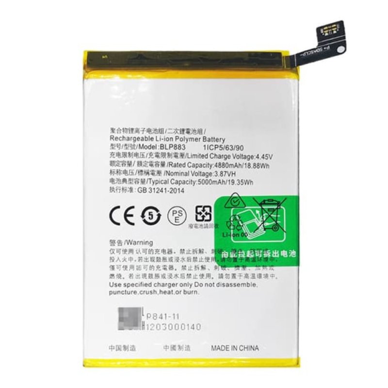 Baterie Realme 9 / Realme 8 5G - BLP883 - 5000mAh (OEM) - obrázek produktu
