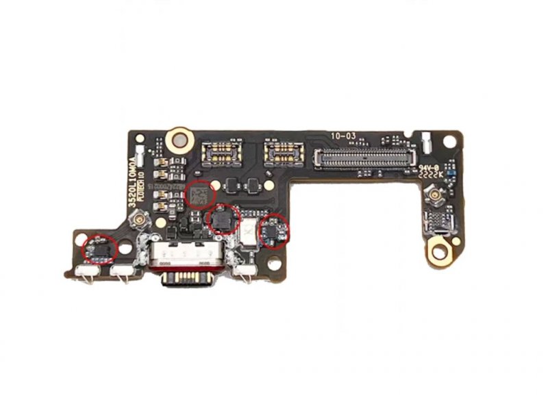 POCO F4 GT Nabíjecí konektor Deska Original vč. IC - 120W - obrázek produktu