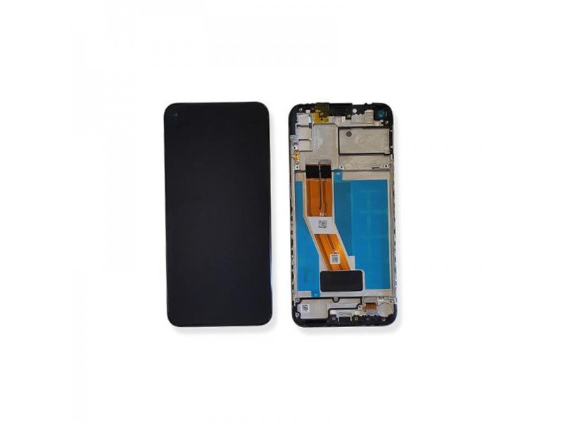 LCD displej + rámeček pro Samsung Galaxy A11 A115 2020 černá (Service Pack) (GH81-18760A) - obrázek produktu