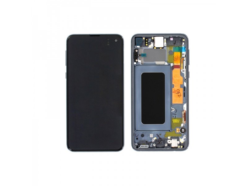 LCD displej + rámeček pro Samsung Galaxy S10e G970 černá (Service Pack) (GH82-18836A) - obrázek produktu