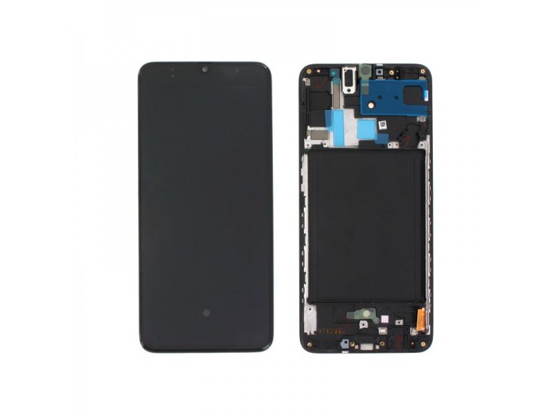 LCD displej + rámeček pro Samsung Galaxy A70 A705 černá (Service Pack) (GH82-19747A) - obrázek produktu