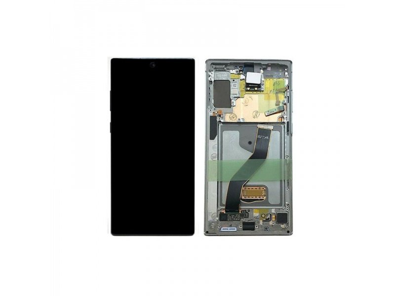 LCD displej + rámeček pro Samsung Galaxy Note10+ N975 Aura Glow (Service Pack) (GH82-20838C) - obrázek produktu