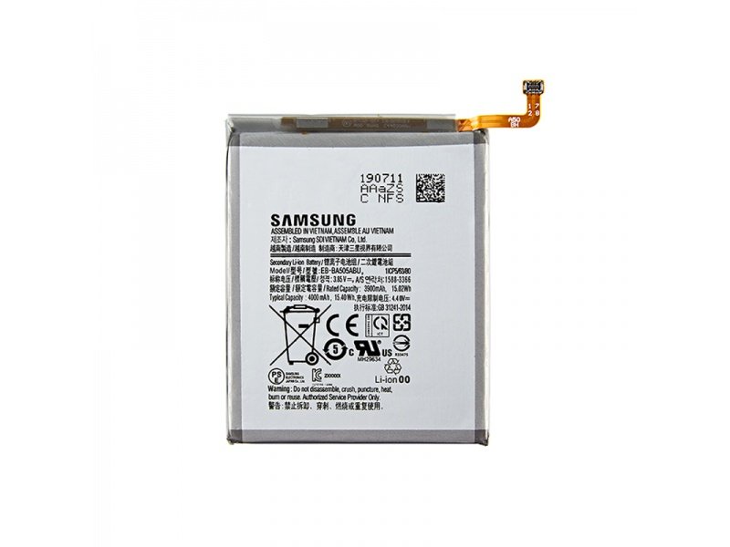 Baterie pro Samsung Galaxy A20, A30, A30s, A50 (EB-BA505ABU) (4000mAh) (Service Pack) (GH82-21183A) - obrázek produktu