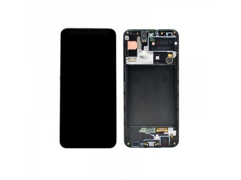 LCD displej + rámeček pro Samsung Galaxy A30s A307 černá (Service Pack) (GH82-21190A) - obrázek produktu
