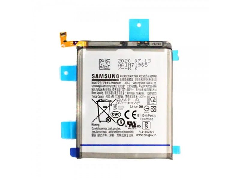 Baterie pro Samsung Galaxy Note 20 Ultra / Ultra 5G (EB-BN985ABY) (4500mAh) (Service Pack) (GH82-23333A) - obrázek produktu