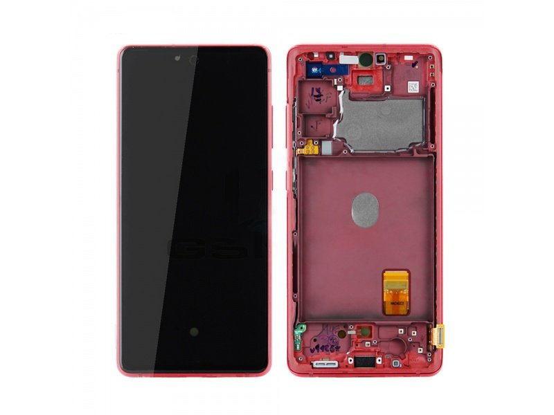 LCD displej pro Samsung Galaxy S20 FE 4G/5G G780/G781 červená (Service Pack) (GH82-24220E) - obrázek produktu