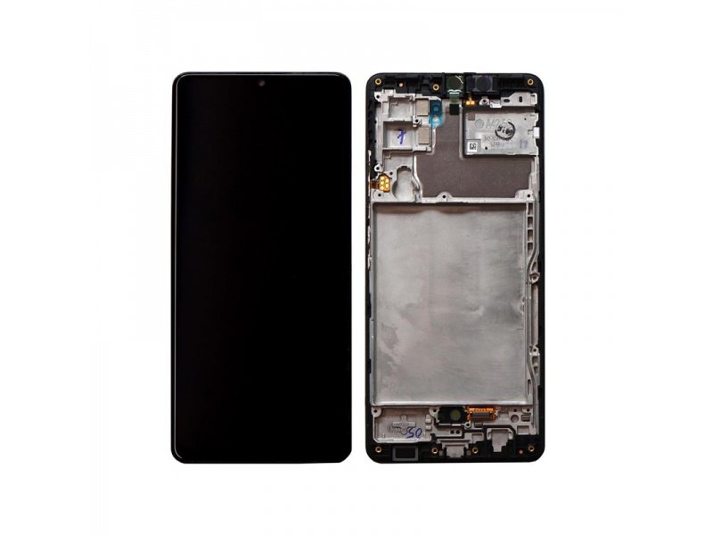 LCD displej + rámeček pro Samsung Galaxy A42 5G A426B Prism Dot černá (Service Pack) (GH82-24375A) - obrázek produktu