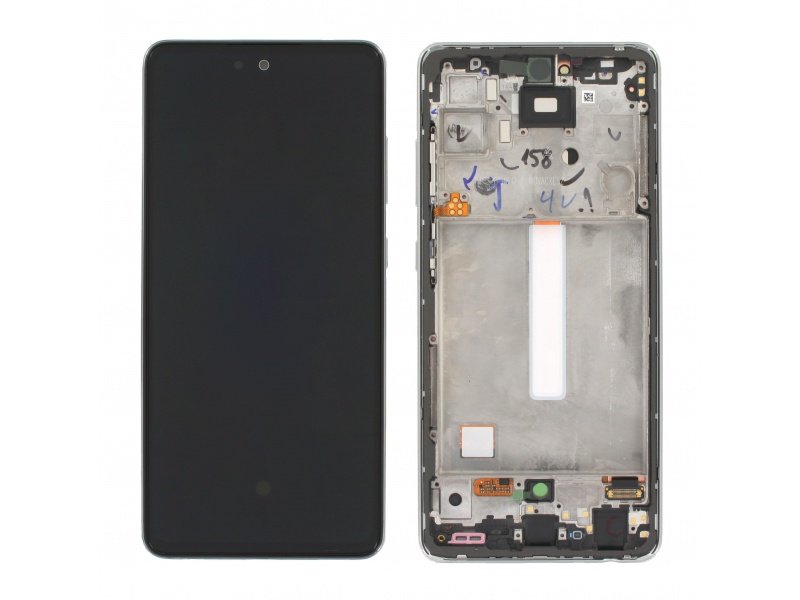 LCD displej + rámeček pro Samsung Galaxy A52 4/5G A525/526 Awesome bílá (Service Pack) (GH82-25524D) - obrázek produktu