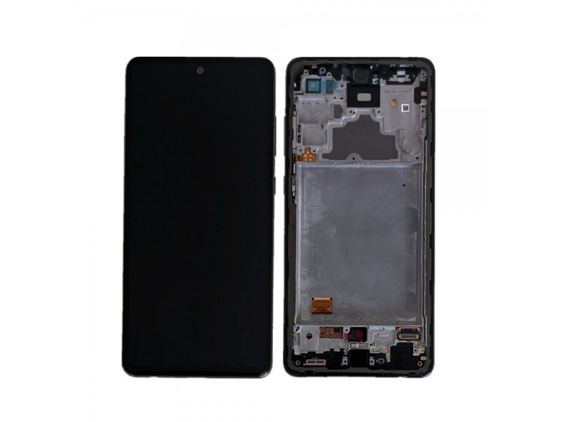 LCD displej + rámeček pro Samsung Galaxy A72 4G A725F Awesome černá (Service Pack) (GH82-25849A) - obrázek produktu