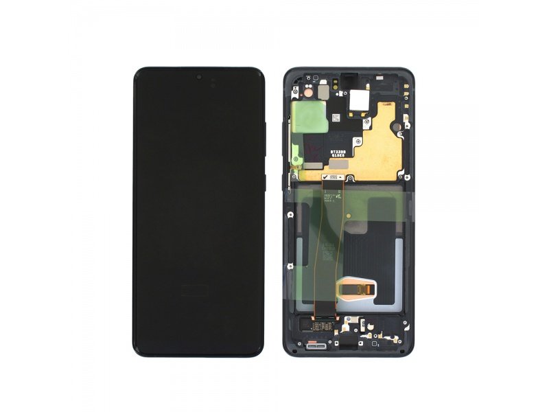 LCD displej + rámeček pro Samsung Galaxy S20 Ultra G988 Awesome černá (Service Pack) (GH82-26032A) - obrázek produktu