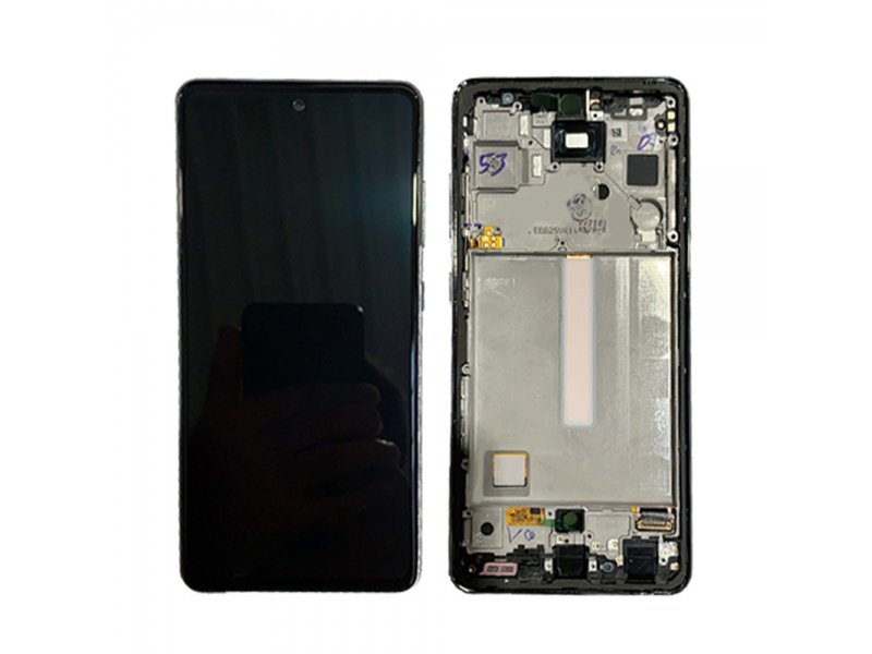 LCD displej + rámeček pro Samsung Galaxy A52s 5G A528 2021 černá (Service Pack) (GH82-26861A) - obrázek produktu