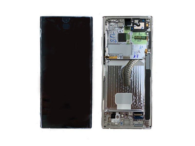 LCD displej + rámeček  pro Samsung Galaxy S22 5G SM-901B LCD displej černá (Service Pack) (GH82-27520A) - obrázek produktu
