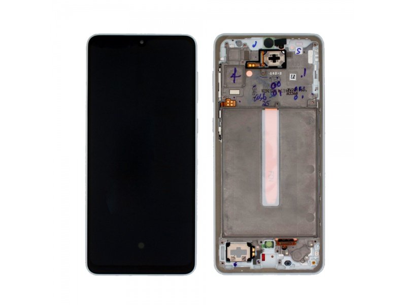 LCD displej + rámeček pro Samsung Galaxy A33 5G A336B Awesome bílá (Service Pack) (GH82-28143B) - obrázek produktu