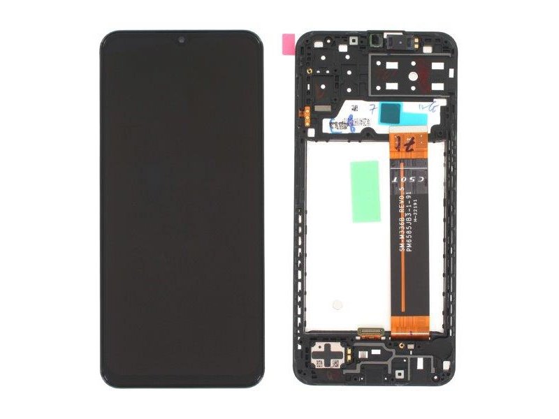 LCD displej + rámeček pro Samsung Galaxy A13 A137 2022 černá (Service Pack) (GH82-29228A) - obrázek produktu
