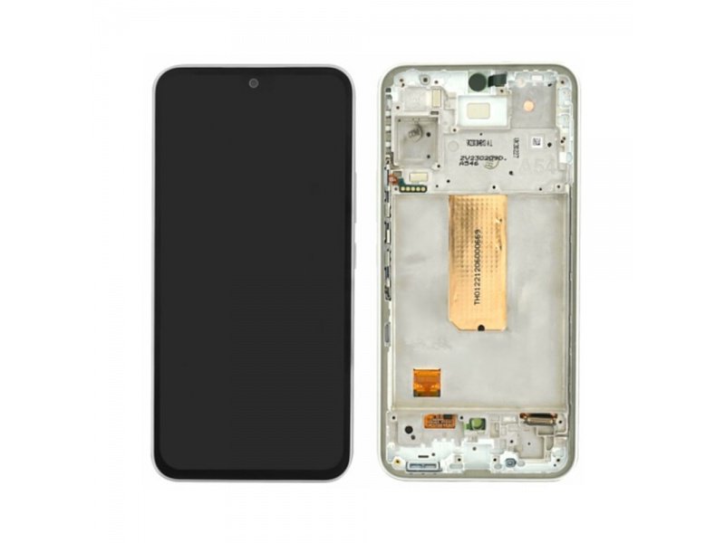 LCD displej + rámeček pro Samsung Galaxy A54 5G A546 bílá (Service Pack) (GH82-31231B) - obrázek produktu