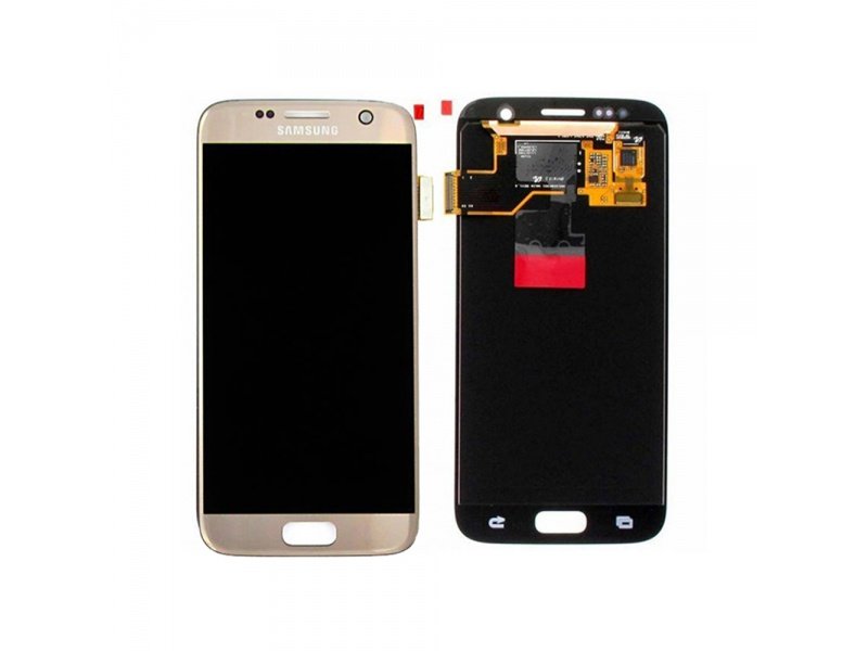 LCD displej pro Samsung Galaxy S7 G930F zlatá (Service Pack) (GH97-18523C) - obrázek produktu