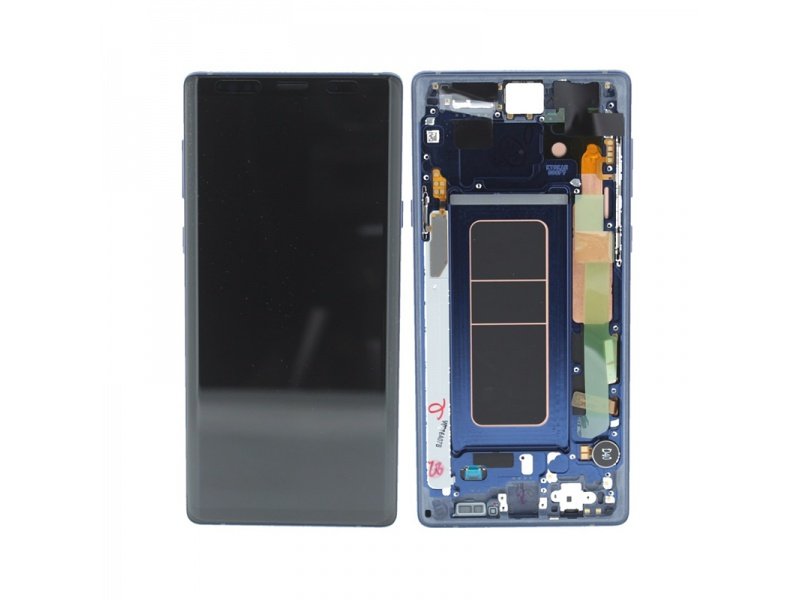 LCD displej + rámeček pro Samsung Galaxy Note9 N960 mořská modrá (Service Pack) (GH97-22269B) - obrázek produktu