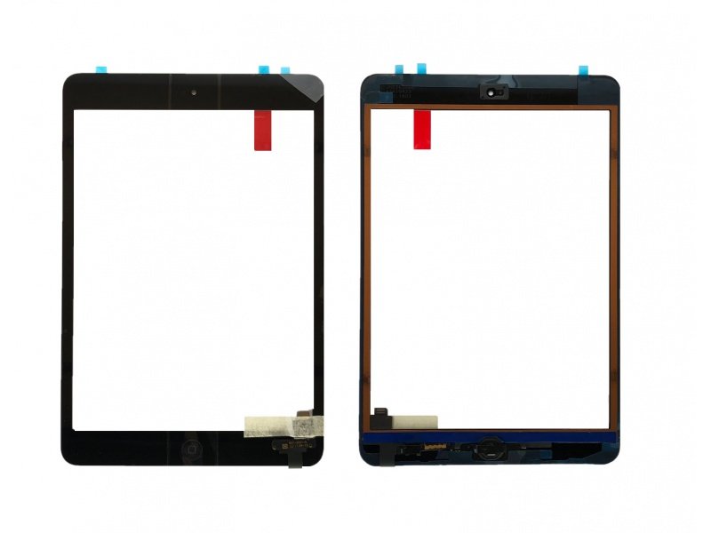 Dotykové sklo s IC pro Apple iPad Mini 1 / Mini 2 černá - obrázek produktu