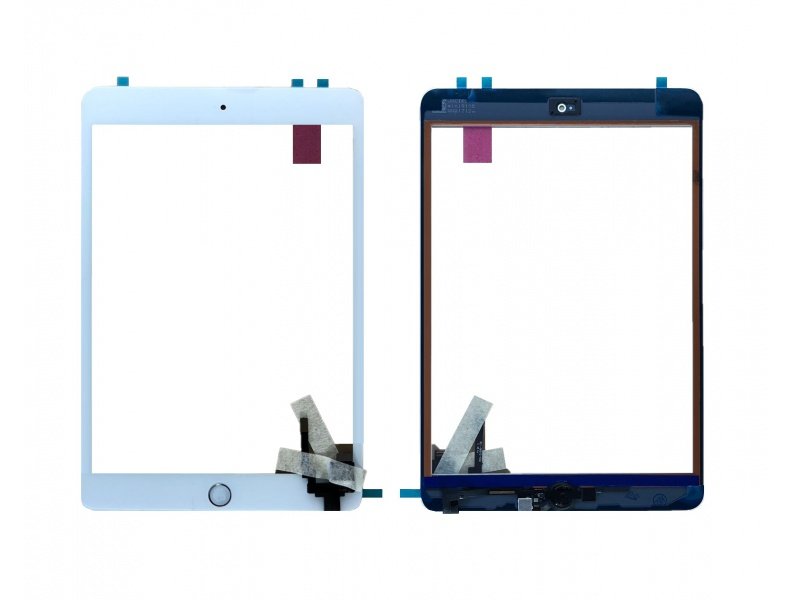 Dotykové sklo s IC pro Apple iPad Mini 3 bílá - obrázek produktu