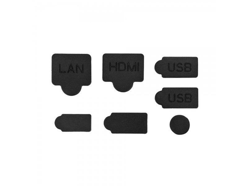 Prachové krytky portů pro PS5 (7ks) - obrázek produktu