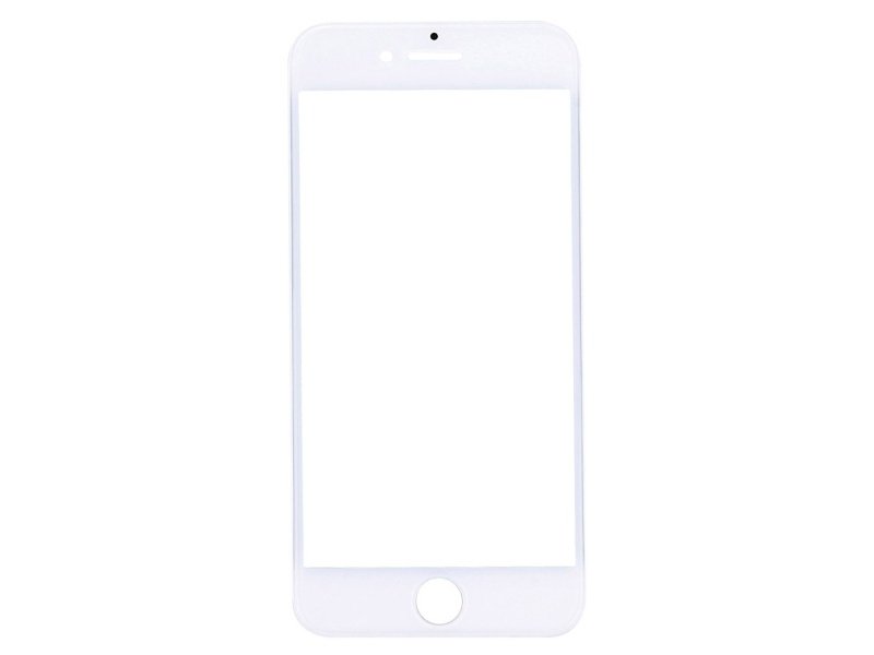 Přední bílé sklo LCD (bez OCA / bez rámečku) pro iPhone 7 - 10ks/set - obrázek produktu