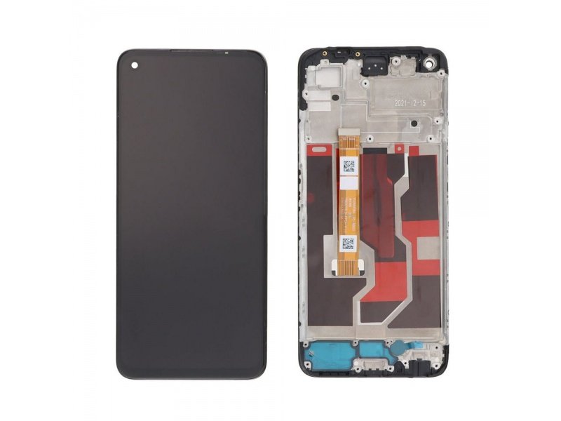 LCD displej + rámeček pro Realme 9i (RMX3491) černá (Service pack) - obrázek produktu