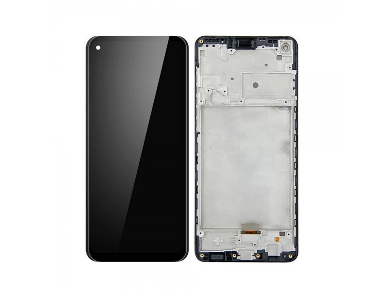 LCD displej + rámeček pro Samsung Galaxy A21s A217 (2020) černá (Refurbished) - obrázek produktu