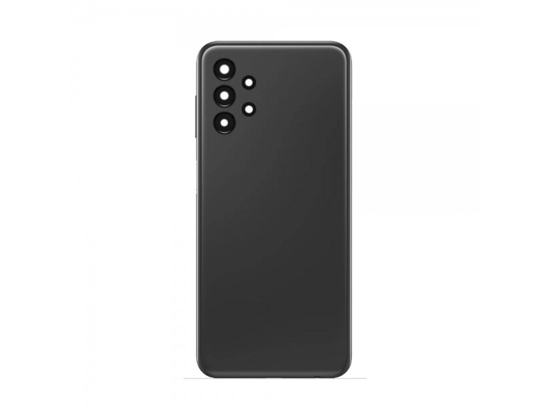 Zadní kryt + čočky kamer + rámeček pro Samsung Galaxy A13 A135 černá (OEM) - obrázek produktu