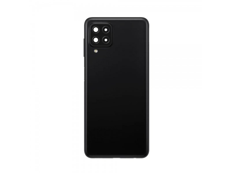 Zadní kryt + čočky + rámeček pro Samsung Galaxy A22 4G A225 černá (OEM) - obrázek produktu
