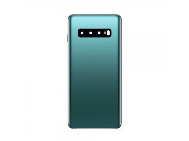 Zadní kryt + čočky + rámeček pro Samsung Galaxy S10+ G975 zelená (OEM) - obrázek produktu