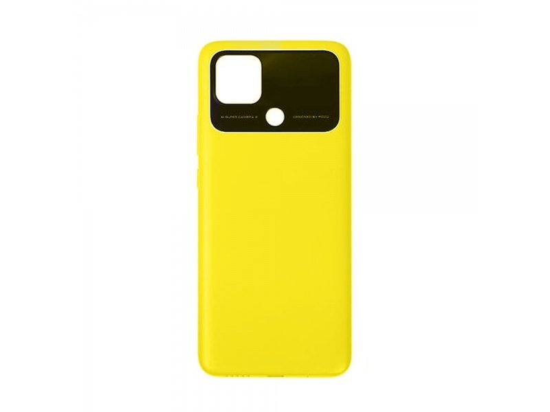 Zadní kryt pro Xiaomi Poco C40 žlutá (OEM) - obrázek produktu