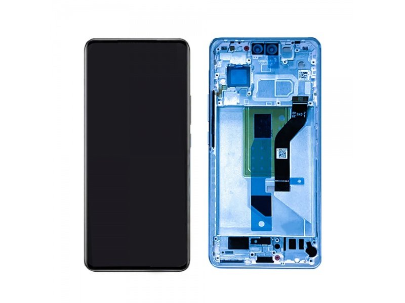 LCD + Dotyk + Rámeček pro Xiaomi 13 Lite 5G modrá (OEM) - obrázek produktu