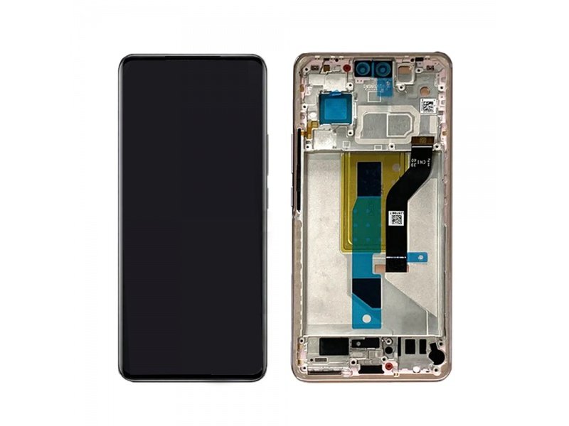LCD + Dotyk + Rámeček pro Xiaomi 13 Lite 5G růžová (OEM) - obrázek produktu