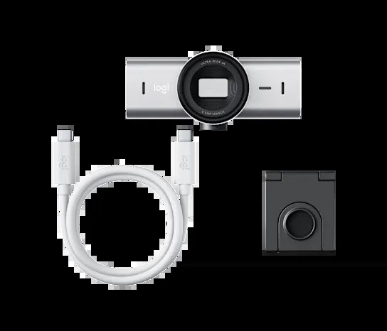 PROMO kamera Logitech MX BRIO 4K ultra HD, Grey - obrázek č. 1