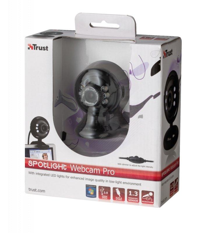 webkamera TRUST SpotLight Webcam Pro - obrázek č. 3