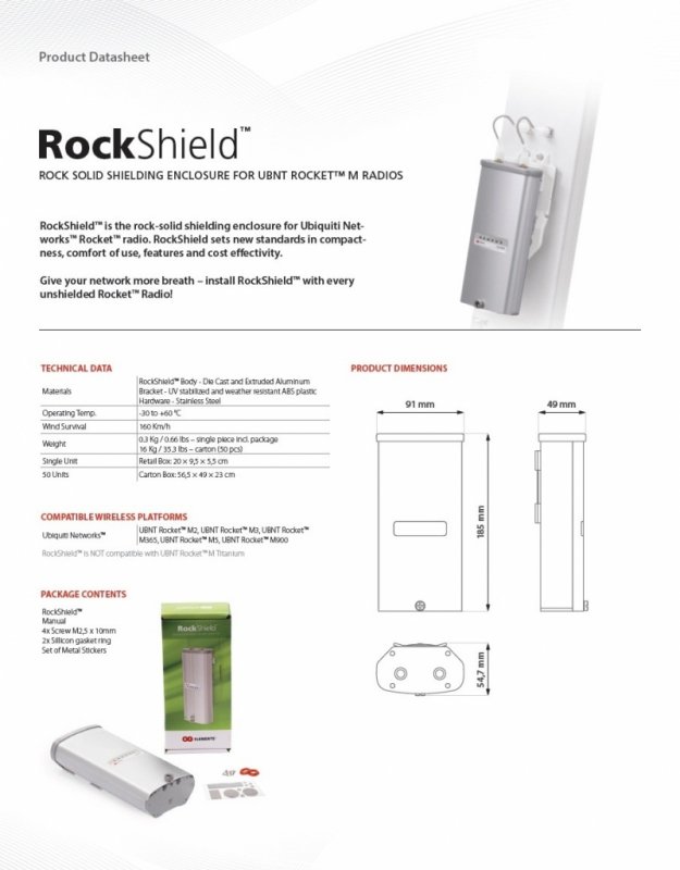 RockShield - hliníkový outdoor box pro RocketM5 - obrázek č. 1