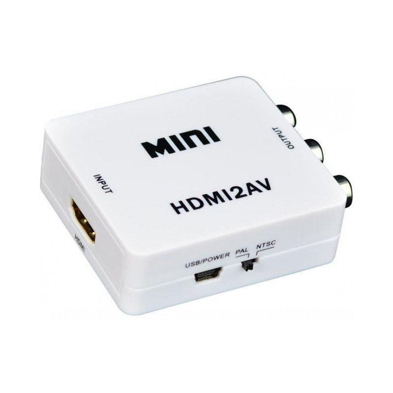 Převodník z HDMI na AV kompozitní (RCA) - obrázek produktu