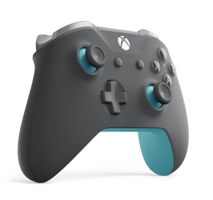 XBOX ONE - Bezdrátový ovladač Xbox One, šedá/ modrá - obrázek č. 1